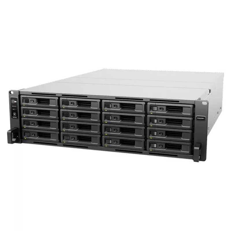 NAS Rack Serveris Synology RS2825RP+ 16 lizdų (3U) V1780B 3,35 GHz, 8 GB DDR4, HDD/SSD palaikymas, Pilka