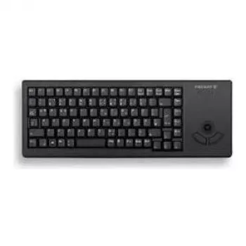 Cherry G84-5400LUMCH-2 – laidinis klaviatūra su trackball, 89 klavišai, USB, 2,5 m laidas, juoda