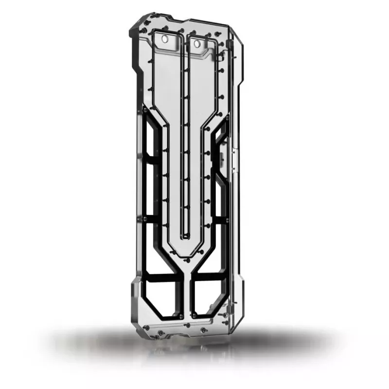 Singularity Spectre 4 Aevum Elite akrilinis kompiuterio korpusas – permatomas su juodais akcentais
