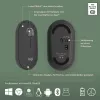 Belaidis klaviatūros ir pelės rinkinys Logitech Pebble 2 Combo QWERTZ vokiškas grafitas