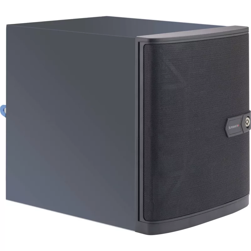 Supermicro SC721 TQ-350B korpusas - Mini Tower - Mini-ITX - 350 W (ATX) - juodas - USB (CSE-721TQ-350B)