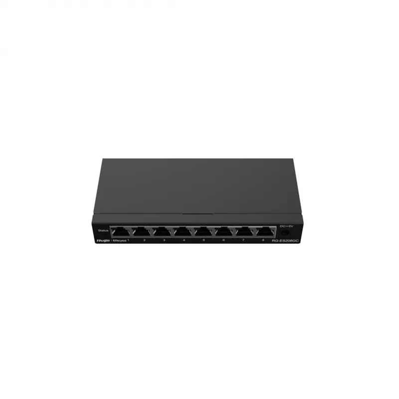 Valdomas jungiklis Ruijie Networks RG-ES208GC L2 Gigabit Ethernet 8 prievadai