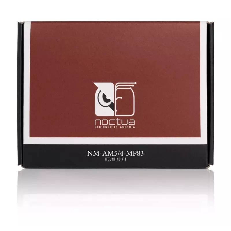 Tvirtinimo rinkinys Noctua NM-AM5/4-MP83 Black Chrome lizdui AM4 AM5