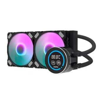 240 mm radiatoriaus Darkflash DN-D240 Black vandens aušintuvas
