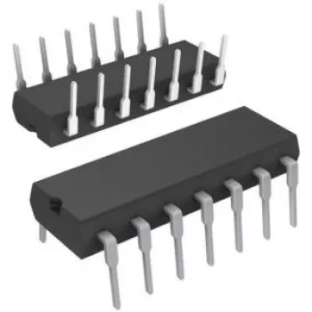 Operacinis stiprintuvas IC Texas Instruments LT1014CN – keturių kanalų precizinis operacinis stiprintuvas PDIP-14 korpuse