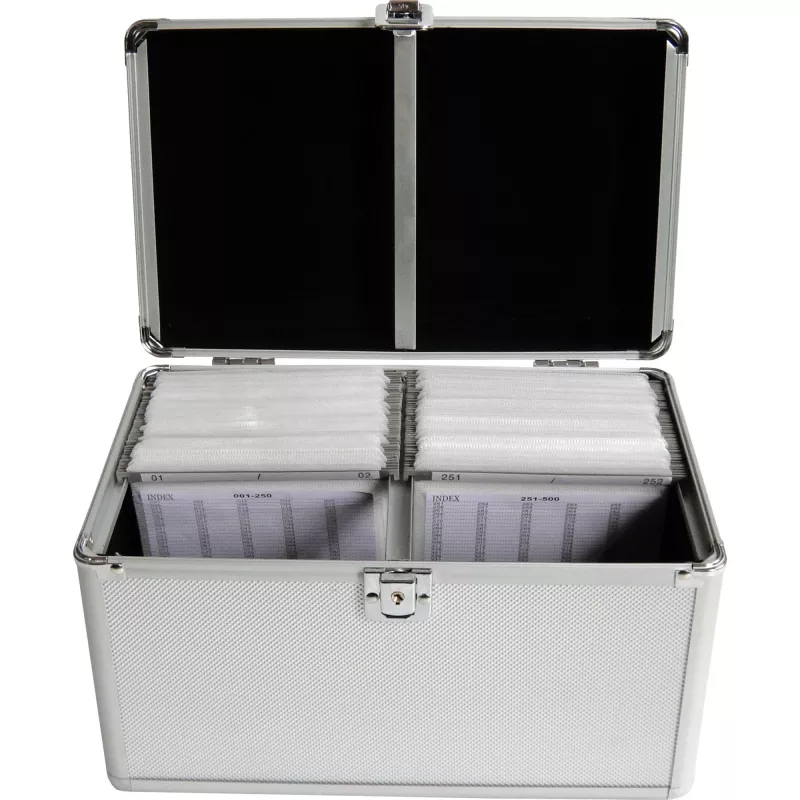 Dėklas MediaRange BOX75 200 diskų sidabrinis
