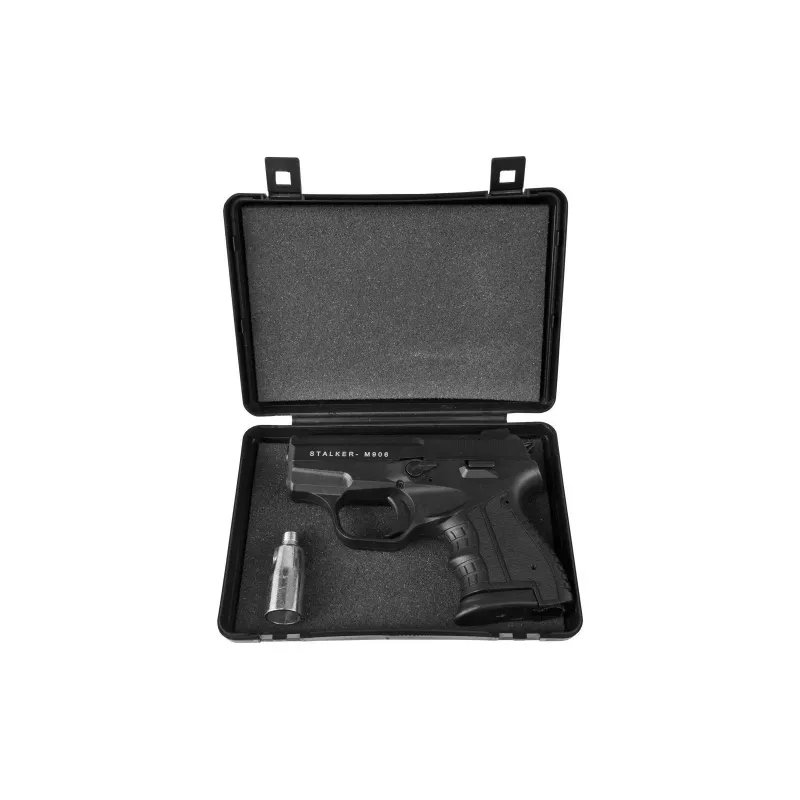 Signalinis pistoletas STALKER M906 BAS, kalibras .22 Long Blank (6 mm), juodas