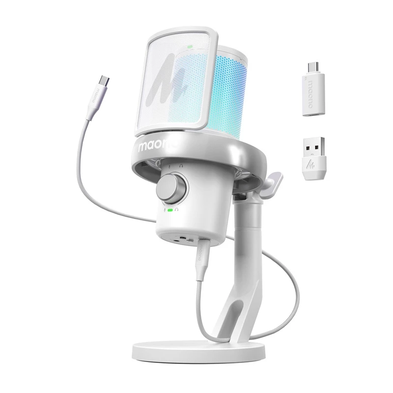 Belaidis mikrofonas Maono DM40 Pro (baltas)