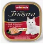 Šlapias kačių ėdalas animonda Vom Feinsten Gourmet Centre su jautiena, vištiena ir žolelėmis 100 g, suaugusioms katėms, be glitimo