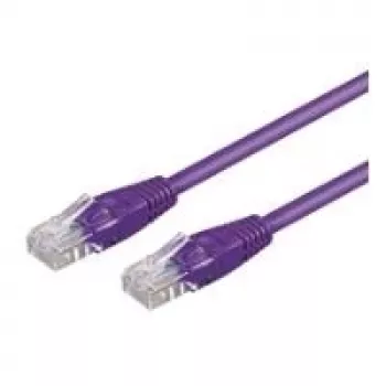 Tinklo kabelis Goobay 2 m 2xRJ-45 violetinis Cat6