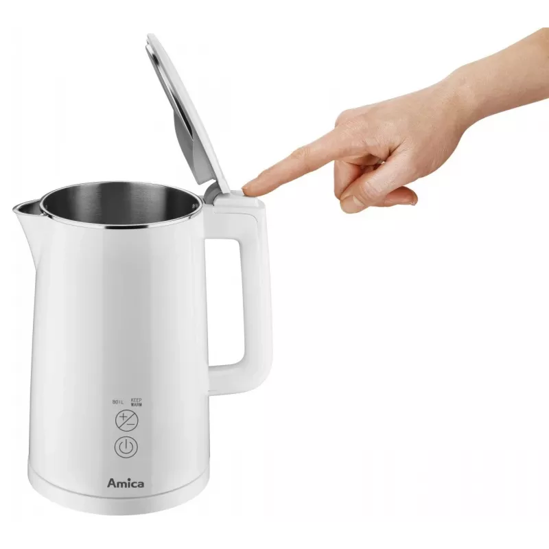 Elektrinis virdulys AMICA 1.5L 2200W sidabrinis