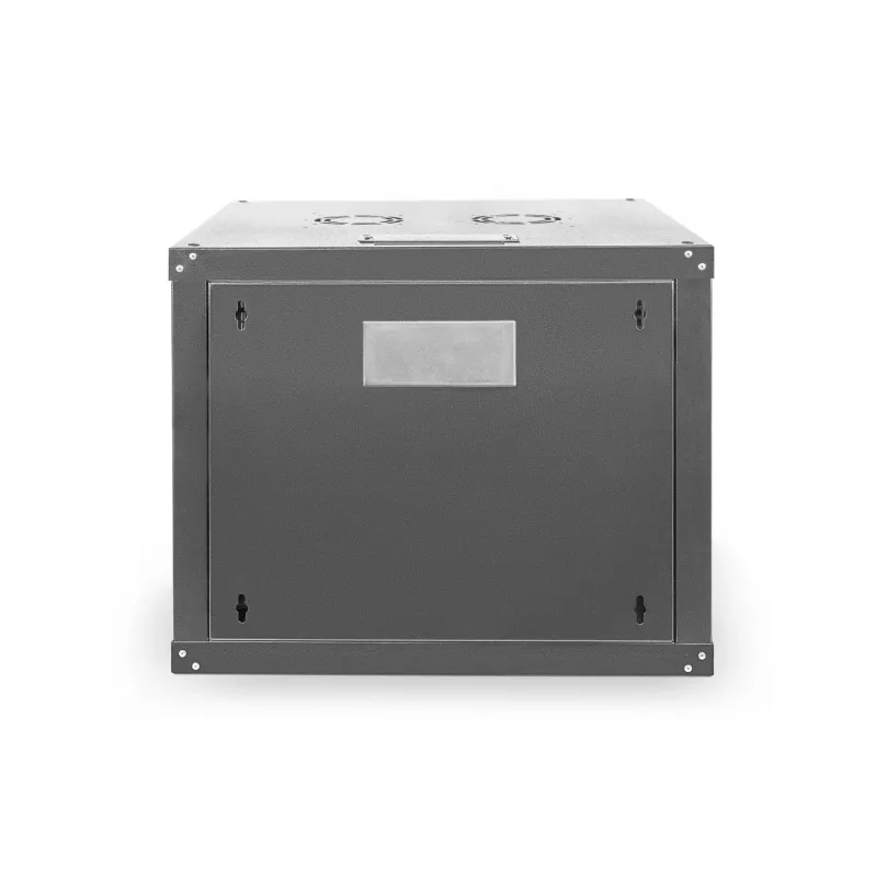 DIGITUS Professional Unique DN-19 09U-6/6-SW - Tinklo spinta - montuojama ant sienos - Juoda, RAL 9005 - 9U - 48,3 cm (19 inch)