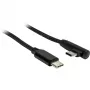 USB kabelis Inter-Tech 88885581 1 m USB-C juodas