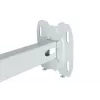 Sieninis laikiklis AVTEK WallMount Next 1200 — plieninis, baltas, teleskopinis, 360° pasukamas, pakreipimas ±42°, maks. apkrova 20 kg