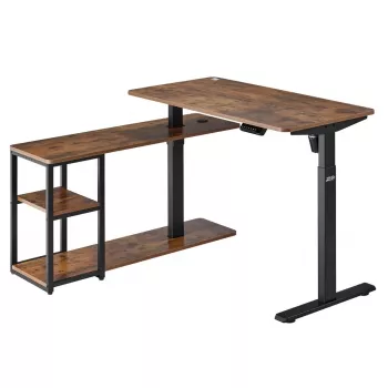 Elektrinis reguliuojamo aukščio stalas ergo office 380623 – maks. aukštis 121 cm, maks. apkrova 70 kg