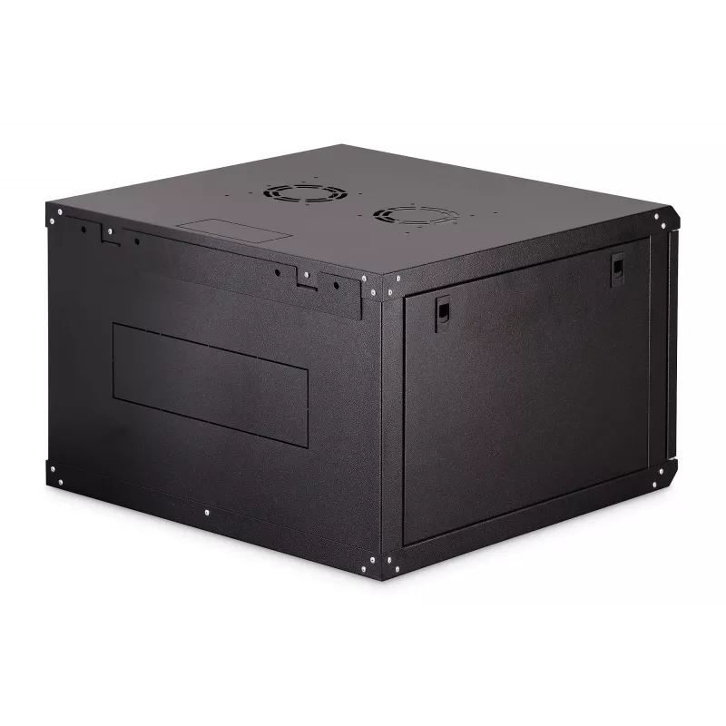 Sieninis 19 colių stovo spintos korpusas DIGITUS Dynamic-N DN-37103 — 7U, 600x600 mm, IP20, nesurinktas, juodas