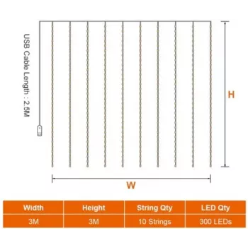 LED šviestuvas HEMER 300 Bright White – dekoratyvinė LED lempa, 300 mm, ryškiai balta