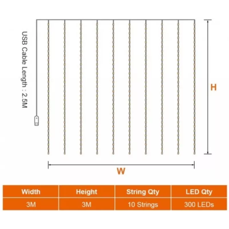 LED šviestuvas HEMER 300 Bright White – dekoratyvinė LED lempa, 300 mm, ryškiai balta