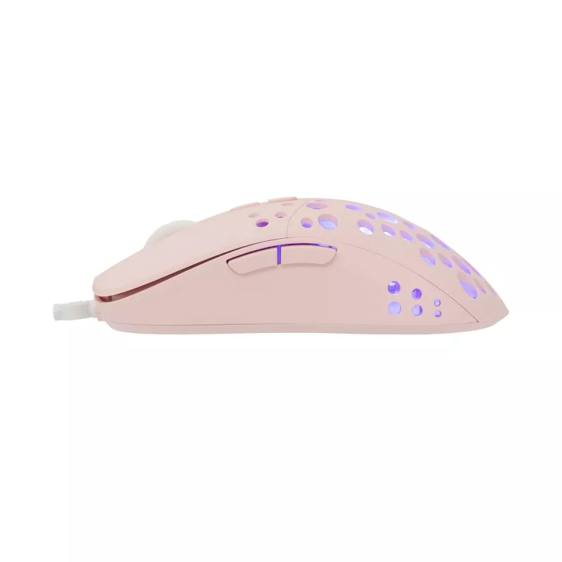 Pelė White Shark GM-9004 Tristan-2 rožinė RGB USB