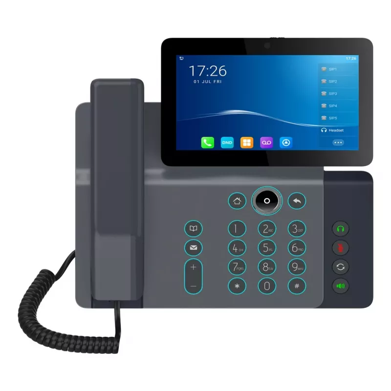 Fanvil V67 IP vaizdo telefonas juodas 20 linijų LCD Wi-Fi