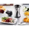 Spiralinė pjaustyklė GEFU SPIRELLI XL 13700 – daržovėms iki Ø 6,5 cm, dvi spiralės pločiai 4,5 mm ir 8 mm