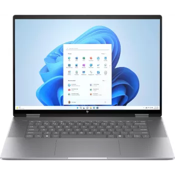HP ENVY x360 16-ad0654ng 2-in-1 nešiojamas kompiuteris, 16 colių 2K jutiklinis ekranas, Ryzen 5 8640HS, 16 GB, 512 GB, Vokietijos klaviatūros išdėstymas