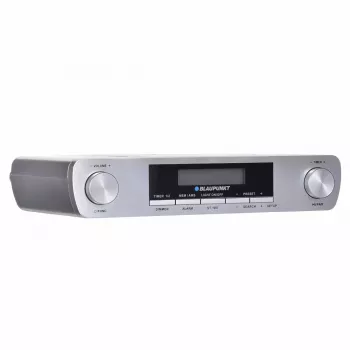 Virtuvinis radijas BLAUPUNKT KR14BT su Bluetooth, FM, LED ekranu, 2x0,8W, maitinimas tinklu/baterijomis, pilka