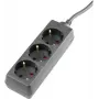 Maitinimo juosta AS Schwabe 11332, juoda, 1 vnt., Schuko lizdai
