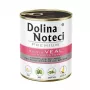 Šlapias šunų ėdalas Dolina Noteci Premium su veršiena ir žaliaisiais žirneliais, 800 g
