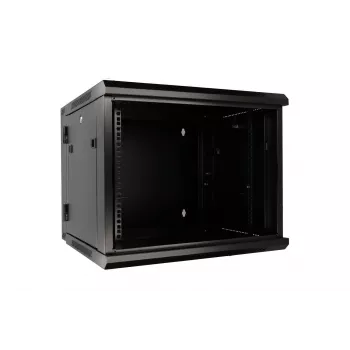 Extralink Rackmontuojama spinta 9U 600x600 AZH Juoda, sieninė, varstoma