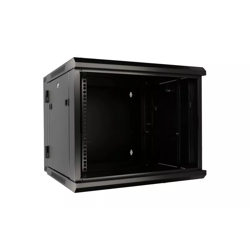 Extralink Rackmontuojama spinta 9U 600x600 AZH Juoda, sieninė, varstoma
