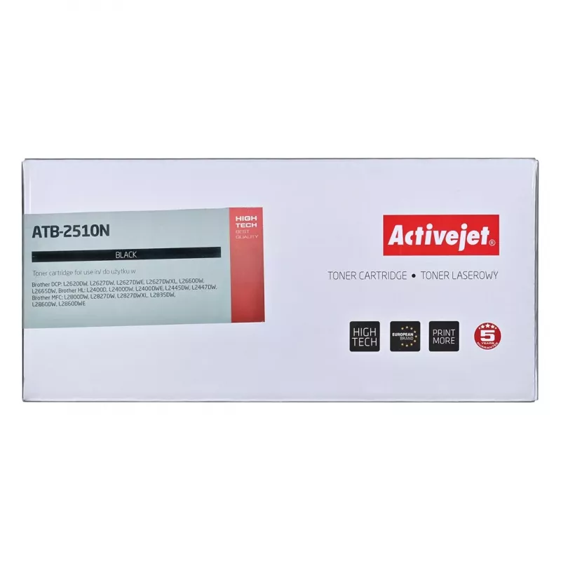 Activejet ATB-2510N Toner (pakeičia Brother TN2510; Supreme; 1200 puslapių; juoda)