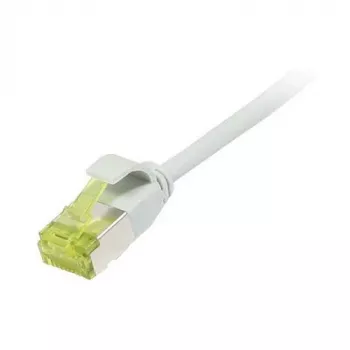 Patch Laidas RJ45, CAT6A 500MHz, 10m, Pilkas, U/FTP, plonas apvalus d=3,8mm, TPE/LSZH (Superflex), AWG32, su Cat.7 žaliava, Synergy 21 (S217309V3)