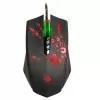 Žaidimų pelė A4Tech BLOODY A60 – optinė, ambidekstrinė, 6200 DPI, USB Type-A, 8 mygtukai, juoda
