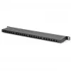 Patch Panel Digitus CAT6 Class E Ekranuotas Didelio Tankio Juodas 24 prievadai 0.5U