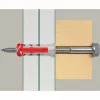 fischer sieninis kaištis DUOPOWER 10x50 BigBox šviesiai pilkas/raudonas 210 vnt. užsandarinama pakuotė (570550)