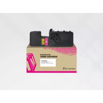 Kasetė su toneriu HYB, skirta Kyocera TK-5240M, rausvai violetinė (magenta), suderinama su ECOSYS P5026C/M5526C serija
