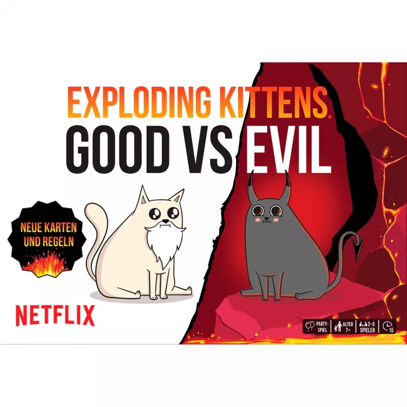 Exploding Kittens – Gėris prieš Blogį, Kortų žaidimas