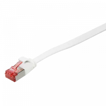 Logilink SlimLine - Patch-Cable - RJ-45 (S) į RJ-45 (S) - 2 m - U/FTP, PiMF - CAT 6 - Lieta, be kabliukų, plokščias - Baltas (CF2051S)