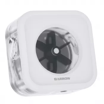 Barrow SLFV2-RGB W baltas srauto matuoklis ARGB – skysčio aušinimo srauto jutiklis PC kilpoms