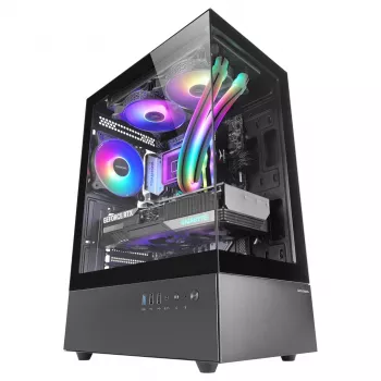 Korpusas TACENS Mars Gaming MC-XO Midi Tower Juodas