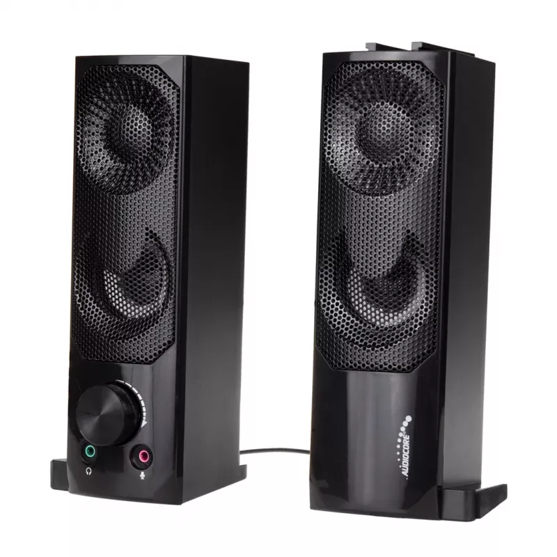 2 in 1 PC garsiakalbis Soundbar kompiuteriui su RGB LED apšvietimu, stereo, USB, 2 x 3W, AUX 3.5 mm