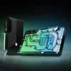 GPU vandens blokas EK-Quantum Vector³ FE RTX 5090 — akrilinis viršus