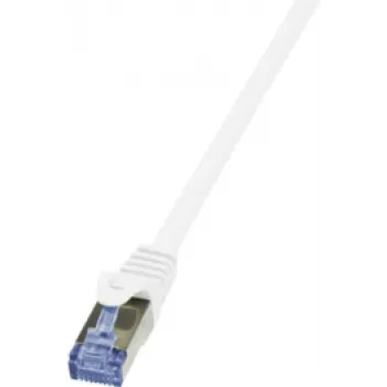 Tinklo kabelis LogiLink CQ4031S RJ-45 Cat7 1m Baltas