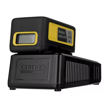 Akumuliatoriaus ir įkroviklio rinkinys Karcher Starter kit Battery Power 36/25 — 36 V, 2500 mAh, geltona