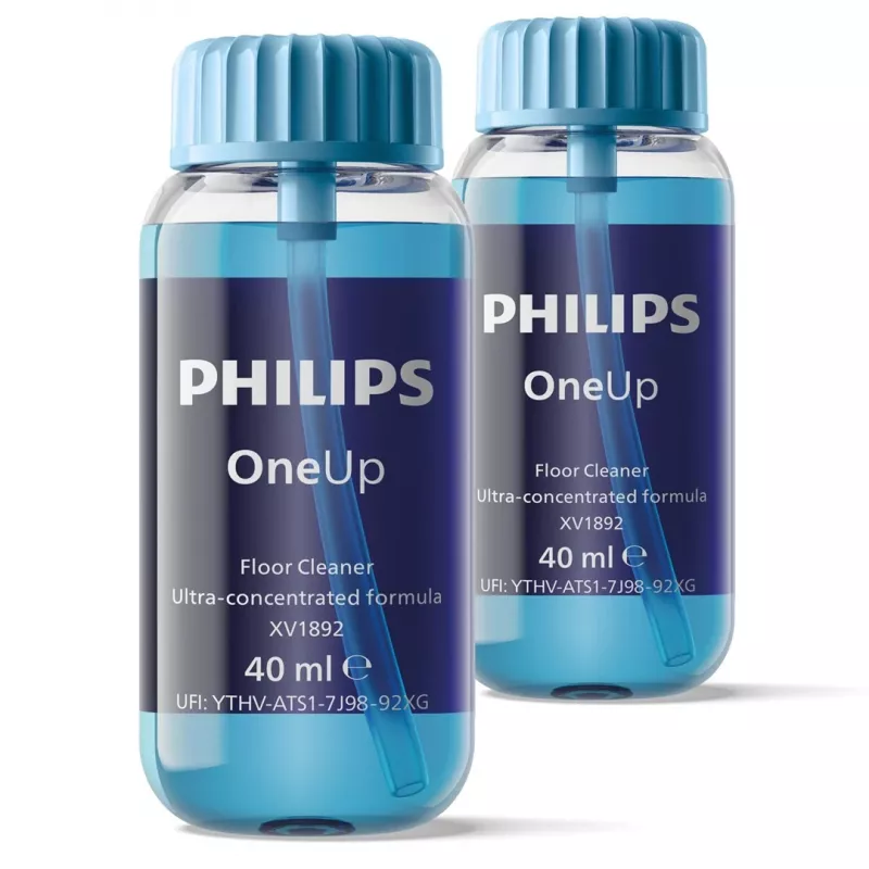 Philips OneUp itin koncentruotas grindų valiklis, lazdelinis dulkių siurblys, mėlynas, 40 ml, skystis (koncentratas), Philips OneUp, 30 mm