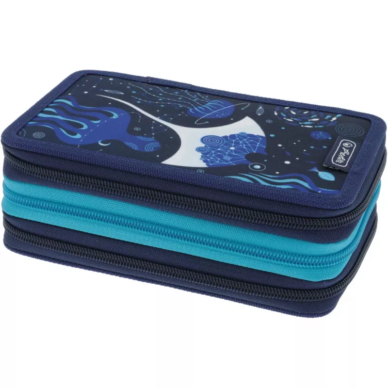 Herlitz TriCase Deep Ocean 31 vnt. mėlynas poliesteris 190x70x115 mm