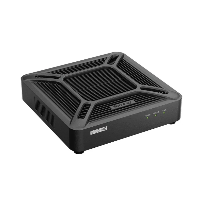 Tinklo stebėjimo serveris Synology VS600HD, Gigabit Ethernet, 600 kadrų/s, 4K (3840×2160), 2×HDMI, 2×USB-A, garso I/O