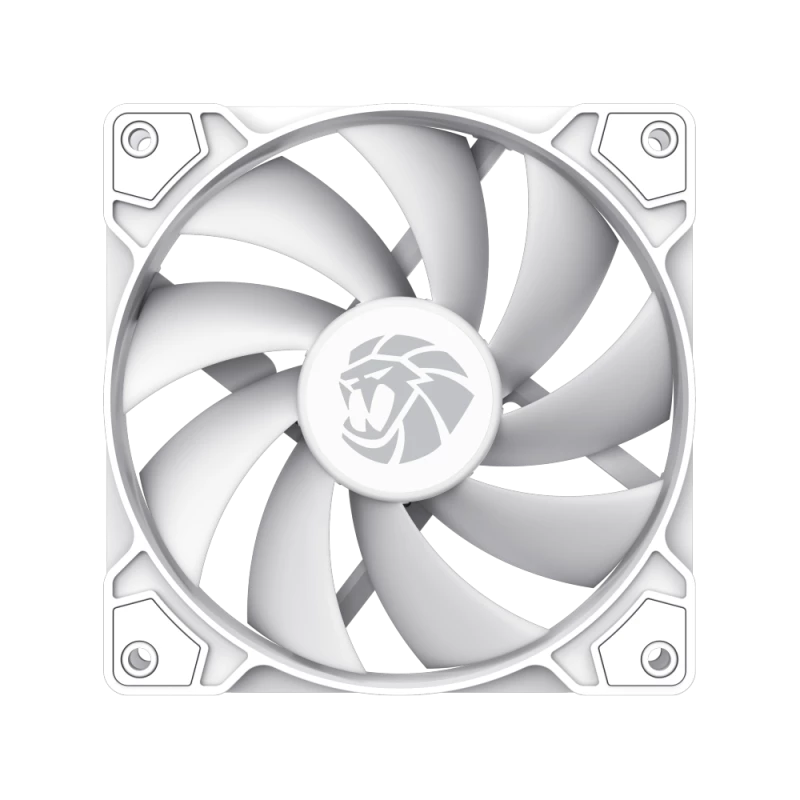 Gamemax FN12A-S5 Baltas korpuso ventiliatorius 120mm