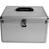 MEDIARANGE BOX76 – Dėžė diskams – 300 diskų – sidabrinė – vilna – plastikas – mediena – 120 mm – aliuminis